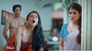 This is the Image of the Raat Baaki Baat Baaki Episode 7 Web Series from ULLU OTT.