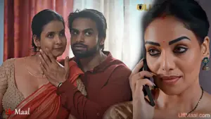 This is the Image of the Raju Ban Gaya Gentleman Episode 6 Web Series from ULLU OTT.