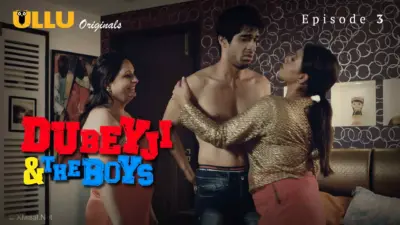 This is the Image of the Dubey Ji And The Boys Episode 3 Web Series from ULLU OTT.