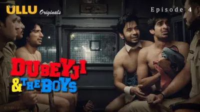 This is the Image of the Dubey Ji And The Boys Episode 4 Web Series from ULLU OTT.