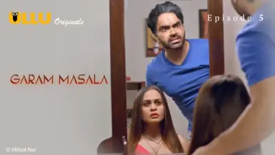 This is the Image of the Garam Masala Episode 5 Web Series from ULLU OTT.
