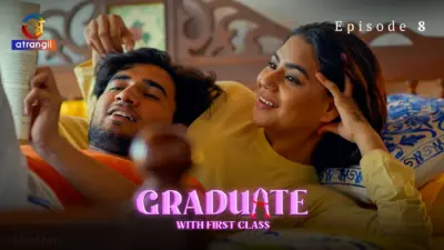 This is the Image of the Graduate With First Class Episode 8 Web Series from Atrangii OTT.