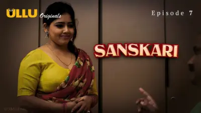 This is the Image of the Sanskari Episode 7 Web Series from ULLU OTT.