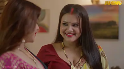 This is the Image of the Shararati Mami Episode 1 Web Series from JUGNU OTT.